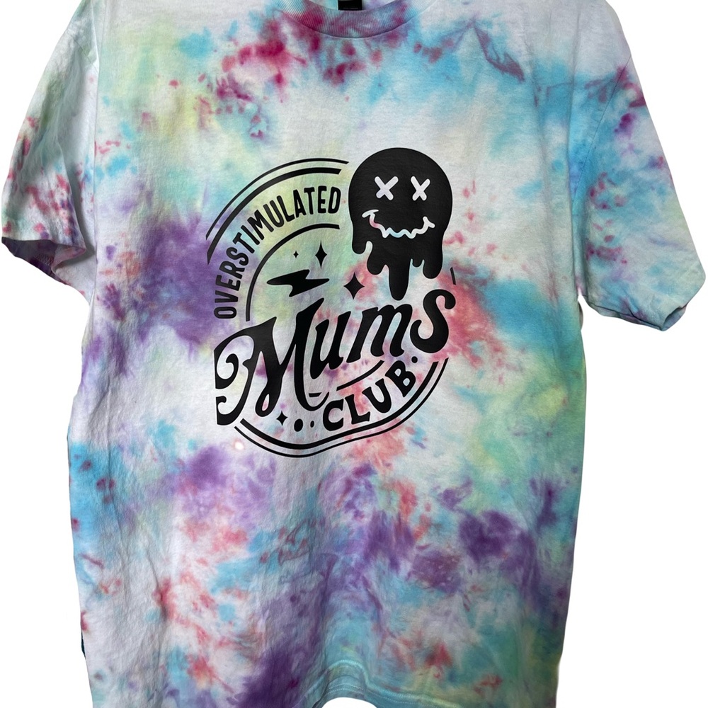 Overstimulated Mums Club tee